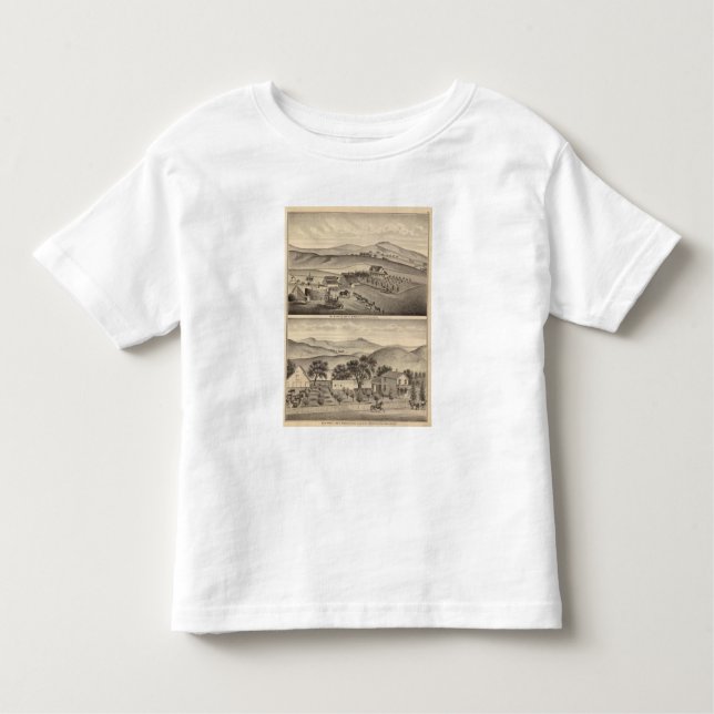 Camiseta De Bebé Masque, las residencias de Stanley, granjas (Anverso)