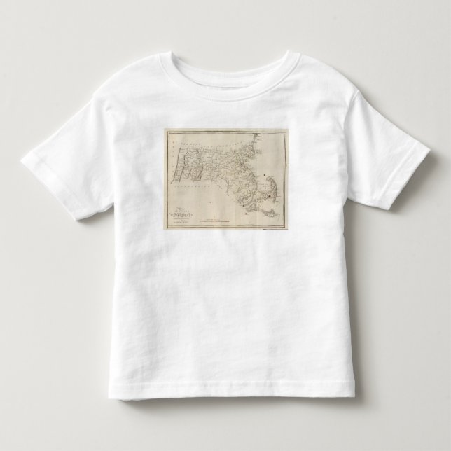 Camiseta De Bebé Massachusetts 4 (Anverso)