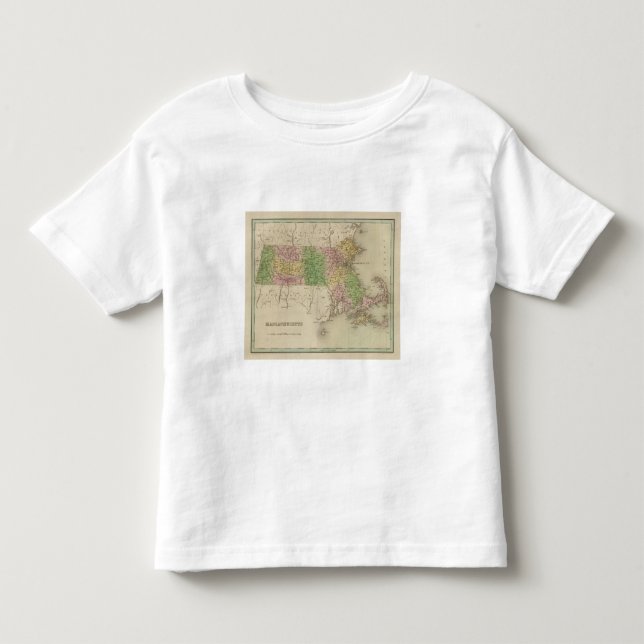 Camiseta De Bebé Massachusetts 4 (Anverso)