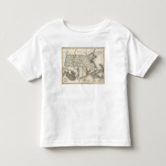 Camiseta De Bebé Massachusetts, Rhode Island 2