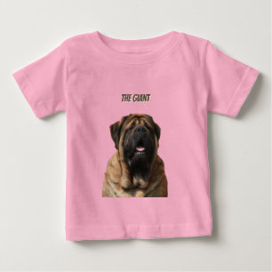 Camiseta De Bebé Mastín Vacaciones English Mastiff