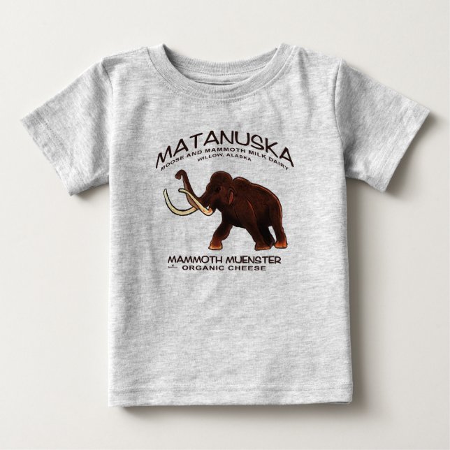 Camiseta De Bebé Matanuska Mammoth Muenster Cheese (Anverso)