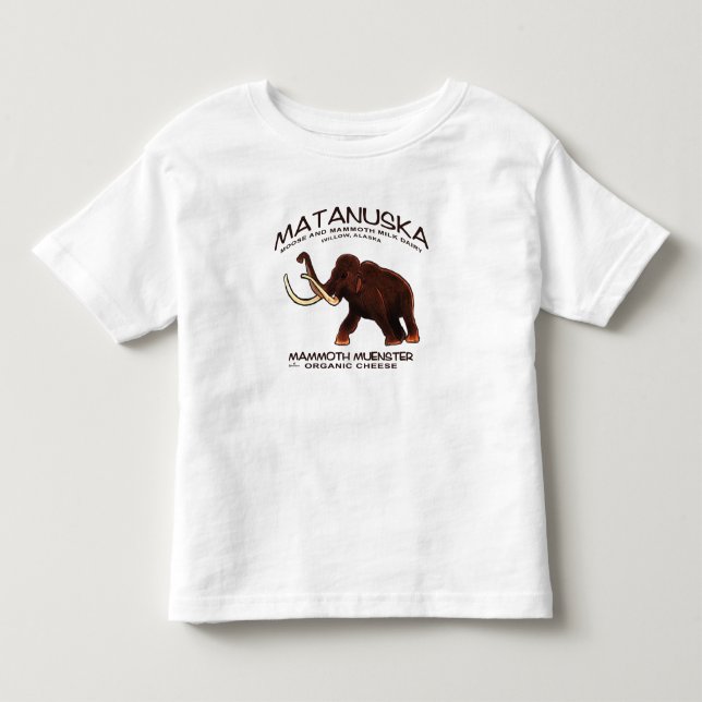 Camiseta De Bebé Matanuska Mammoth Muenster Cheese (Anverso)