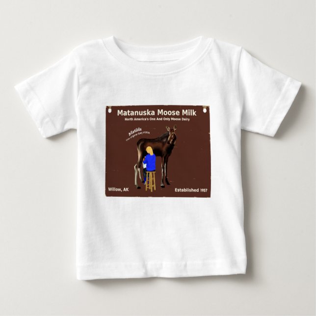 Camiseta De Bebé Matanuska Moose Milk (Anverso)