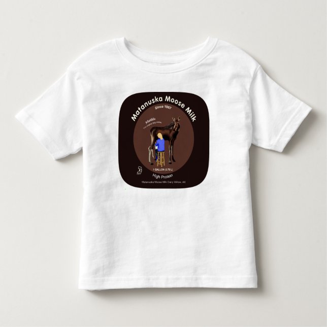 Camiseta De Bebé Matanuska Moose Milk (Anverso)