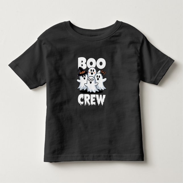 Camiseta De Bebé Matanza de la familia Boo Crew Halloween (Anverso)