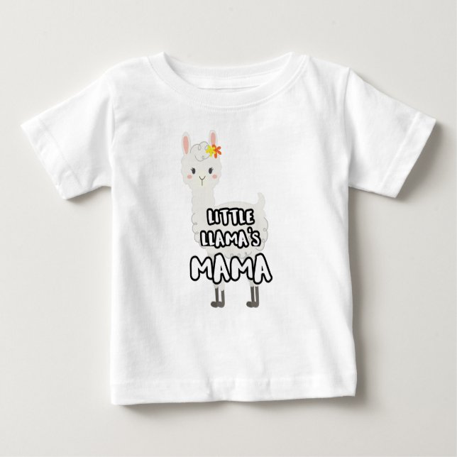 Camiseta De Bebé Matar a la madre hija pequeñas llamas mamá (Anverso)