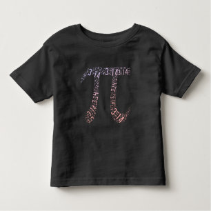 Camiseta De Bebé Matemáticas de dígitos de símbolos de Pi de degrad