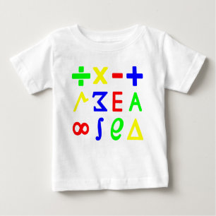 Camiseta De Bebé Matemáticas del bebé