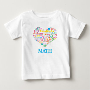 Camiseta De Bebé Matemáticas del Corazón