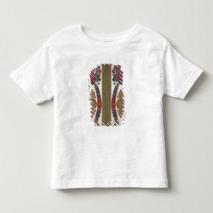 Camiseta De Bebé Materia textil con las guirnaldas de margaritas