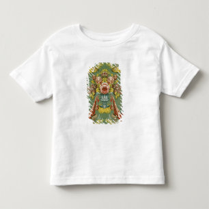 Camiseta De Bebé Materia textil con un adorno floral de repetición