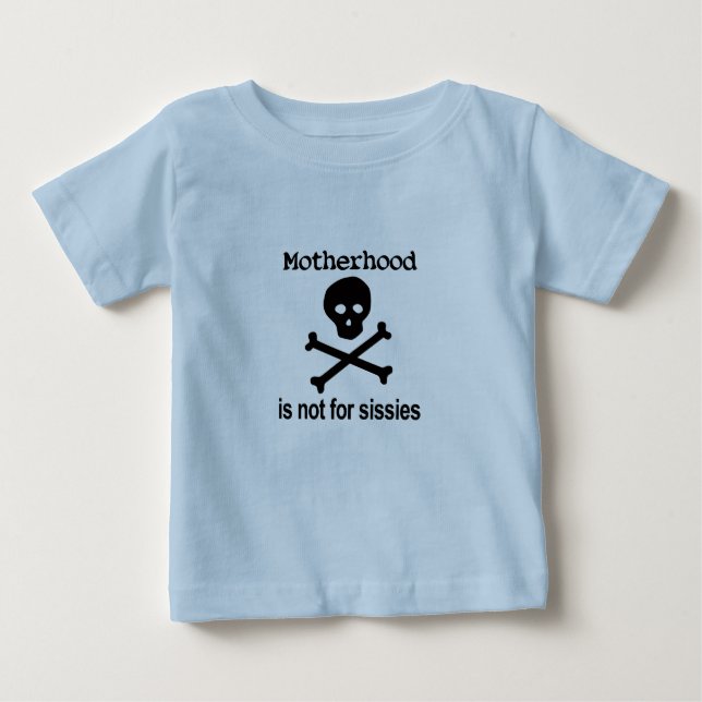 Camiseta De Bebé ¡Maternidad no para las mariquitas! (Anverso)