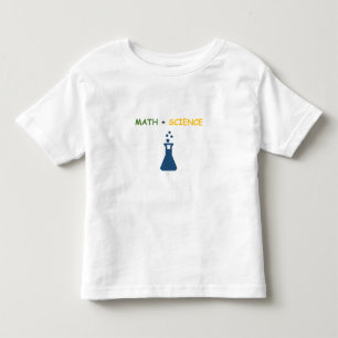 Camiseta De Bebé Math + Science Toddler T-Shirt