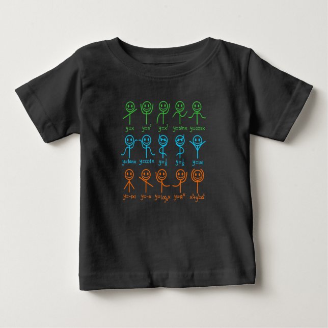 Camiseta De Bebé Math Teacher Dance Equation Mathematic Maths (Anverso)