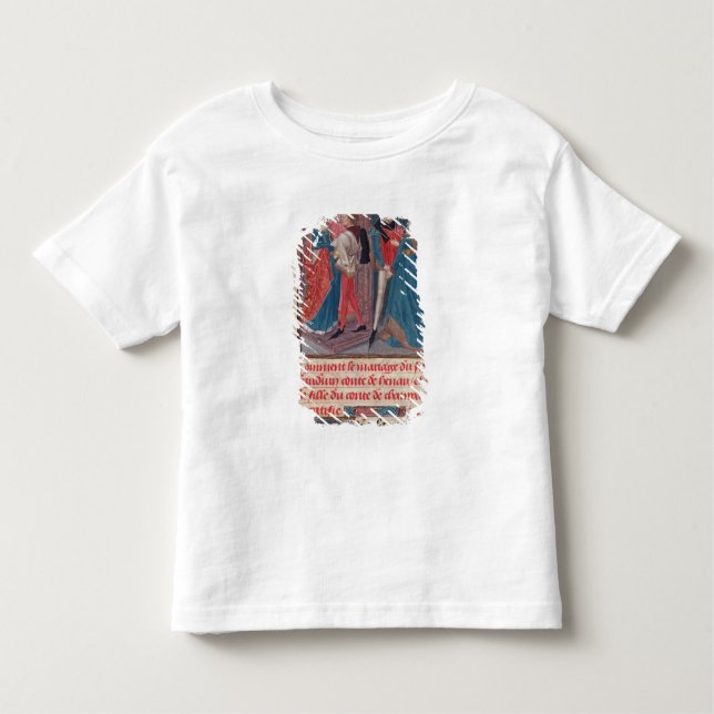 Camiseta De Bebé Matrimonio de Baldwin VI y Marie (Anverso)