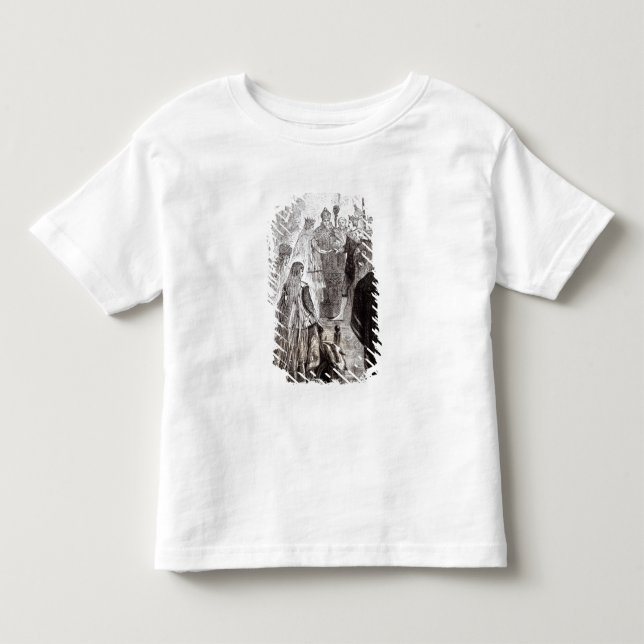 Camiseta De Bebé Matrimonio de Eduardo II e Isabel de Francia (Anverso)