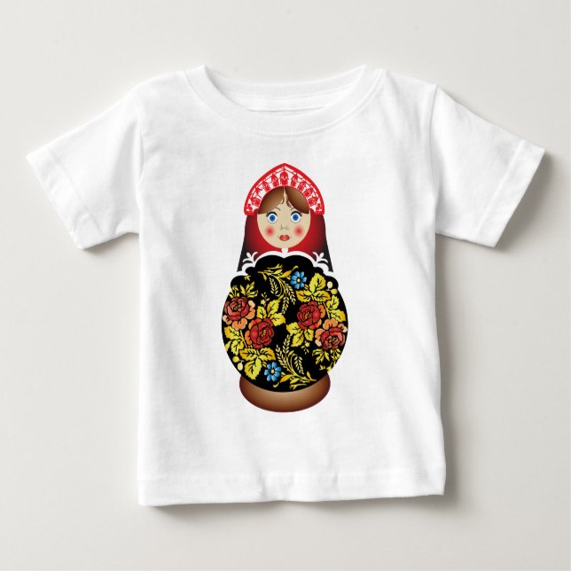 Camiseta De Bebé Matryoshka (Anverso)