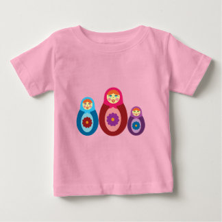 Camiseta De Bebé Matryoshka Dolls