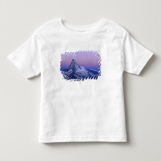 Camiseta De Bebé Matterhorn al amanecer, Zermatt, Alpes suizos, (Anverso)