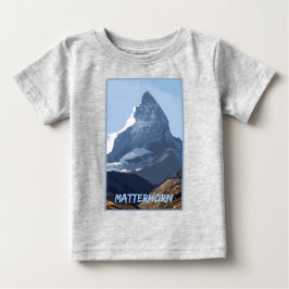 Camiseta De Bebé Matterhorn Mountain Design, Zermatt, Suiza