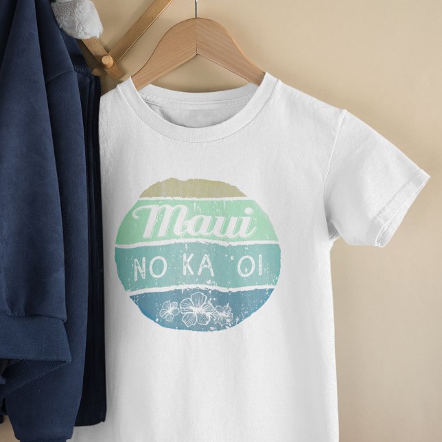 Camiseta De Bebé Maui No Ka Oi (Subido por el creador)