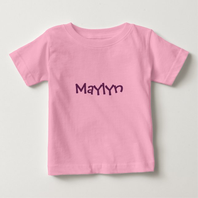 Camiseta De Bebé Maylyn (Anverso)