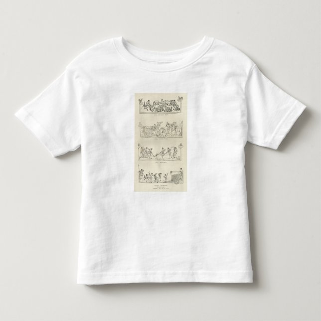 Camiseta De Bebé Mayo, junio, julio y agosto, de (Anverso)