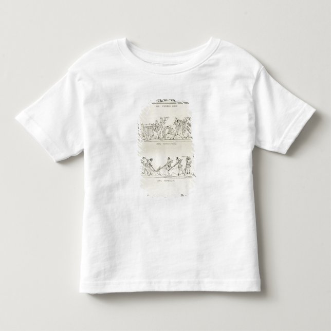 Camiseta De Bebé Mayo, junio, julio y agosto, de (Anverso)