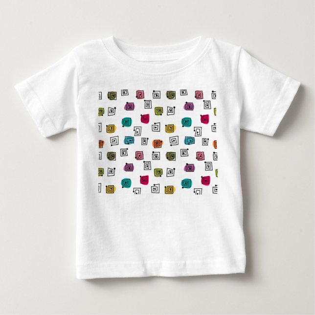 Camiseta De Bebé Mazas de colores (Anverso)