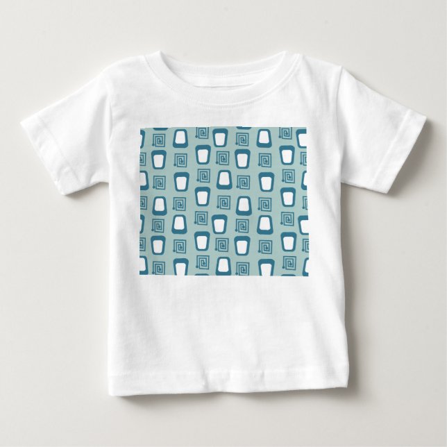 Camiseta De Bebé Mazas y trapezoides (Anverso)