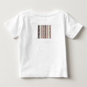 Camiseta De Bebé MAZIPOODLES Patrón de punto de cinta rayada 174