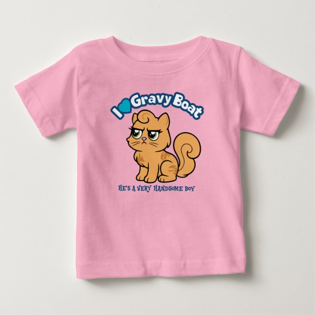 Camiseta De Bebé Me <3 Gravy Boat DCC (Anverso)