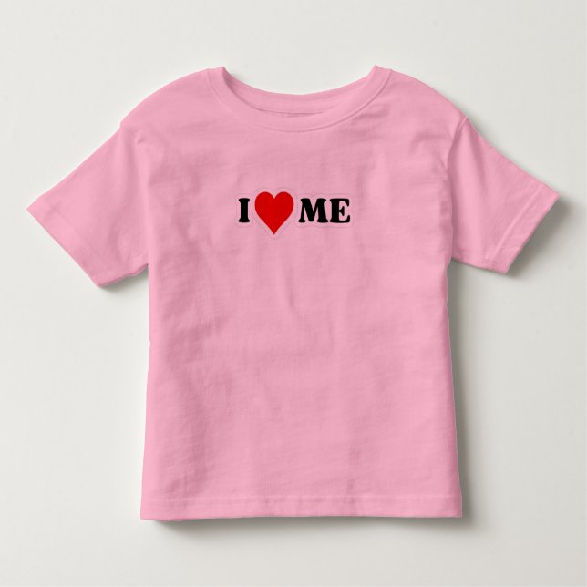 Camiseta De Bebé Me Amo, Toddler Tee - ¡Vibes confiables y alegres! (Anverso)