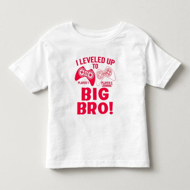 CAMISETA DE BEBÉ "¡ME ASCENDÍ A HERMANO MAYOR! (Anverso)