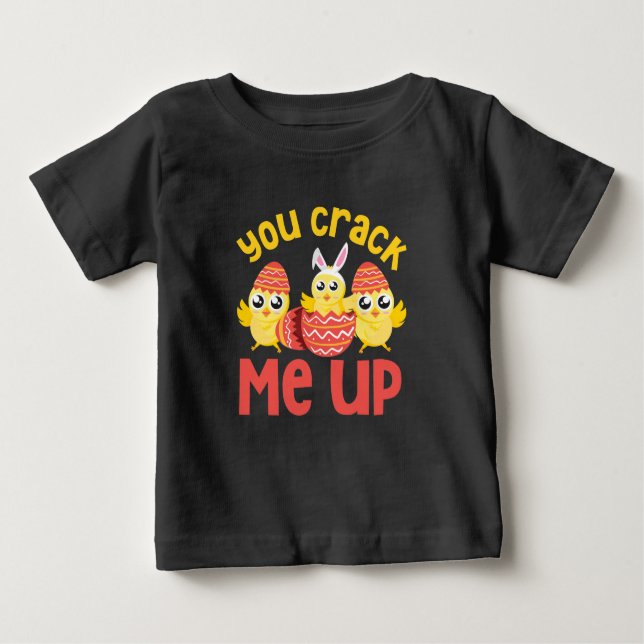 Camiseta De Bebé Me Crackeas Las Cuchillas De Pascua (Anverso)
