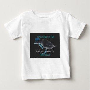 Camiseta De Bebé Me desperté como esta Hakuna Matata