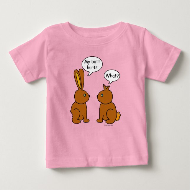 Camiseta De Bebé ¡Me Duele El Toro! - ¿Qué? (Anverso)