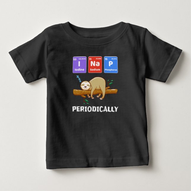 Camiseta De Bebé Me echo la siesta periódicamente (Anverso)