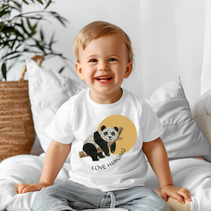 Camiseta De Bebé Me encanta colgar