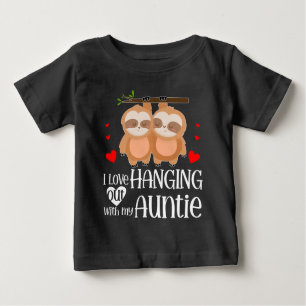 Camiseta De Bebé Me encanta colgar con mi