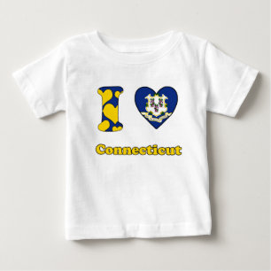 Camiseta De Bebé Me encanta Connecticut