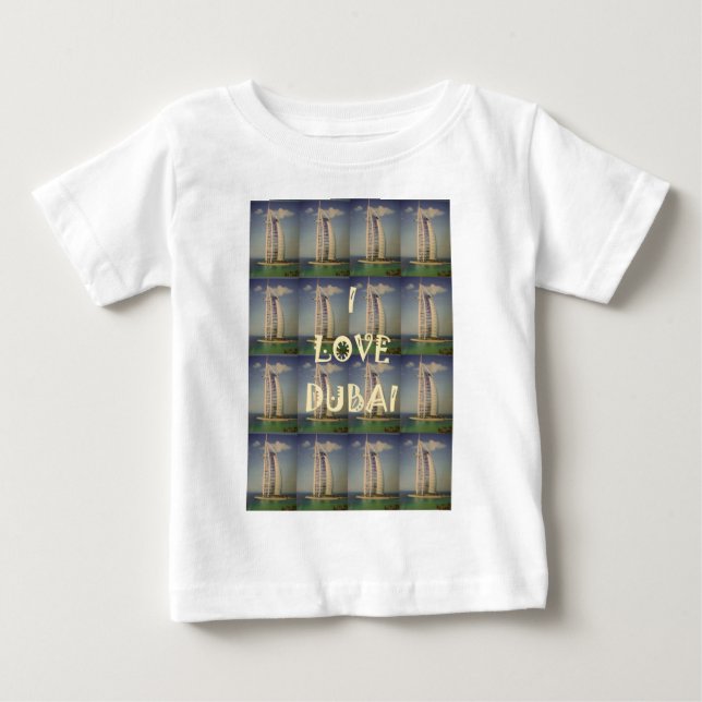 Camiseta De Bebé Me encanta Dubái (Anverso)