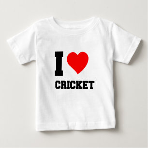 CAMISETA DE BEBÉ ME ENCANTA EL CRICKET