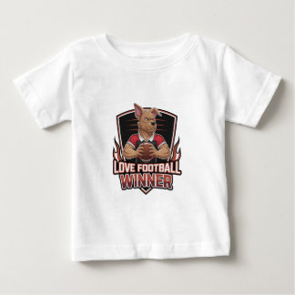Camiseta De Bebé Me encanta el fútbol