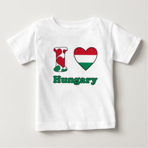 Camiseta De Bebé Me encanta Hungría