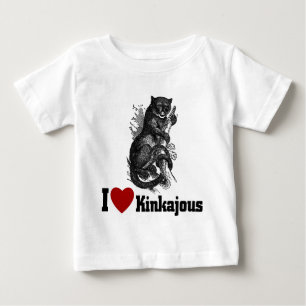 Camiseta De Bebé Me encanta Kinkajous