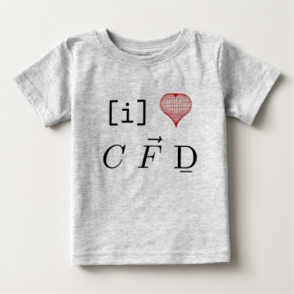 Camiseta De Bebé Me encanta la CFD