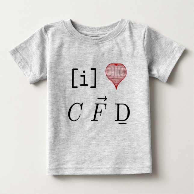 Camiseta De Bebé Me encanta la CFD (Anverso)