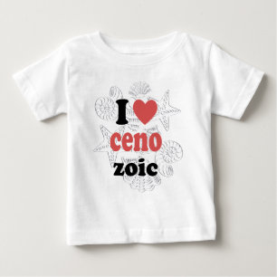 Camiseta De Bebé Me encanta la cita graciosa del Cenozoico para los